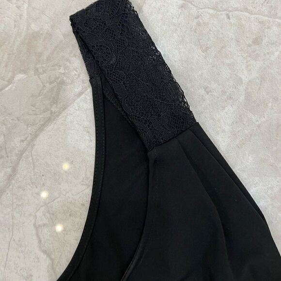 BCBG Black Mini Dress Size M - Picture 2 of 4